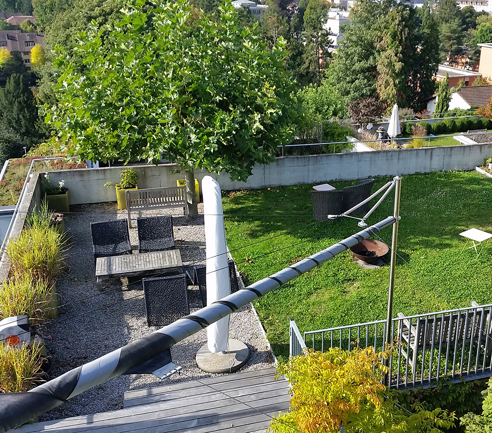 Vorher - Sitzplatz im Garten, St Gallen