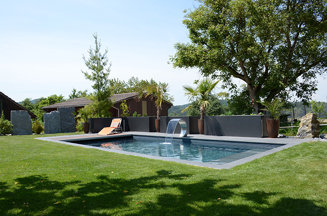 Nachher - Garten mit Pool, St Gallen