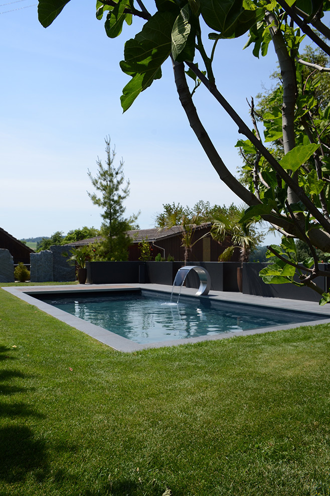 Nachher - Garten mit Pool, St Gallen
