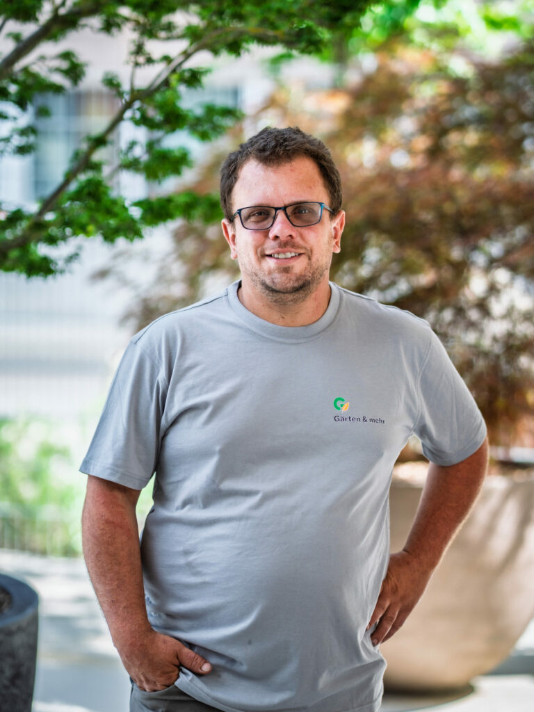 Portrait Fabian Koller vom Gärten und mehr Team