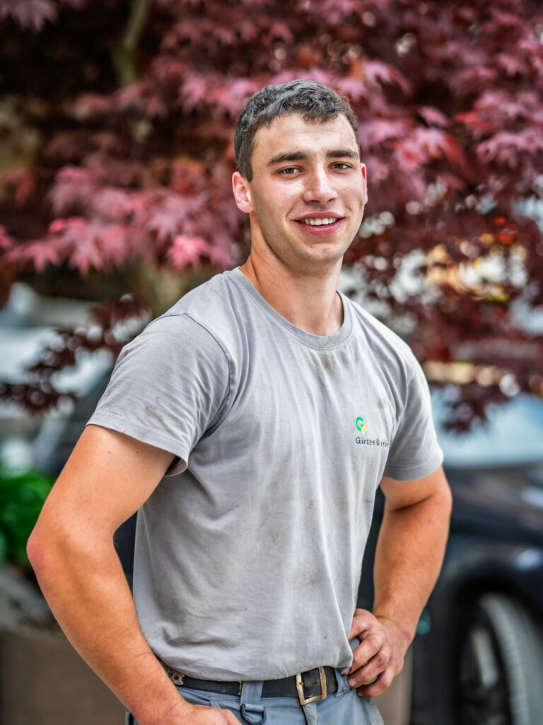 Portrait Sven Gähwiler vom Gärten und mehr Team