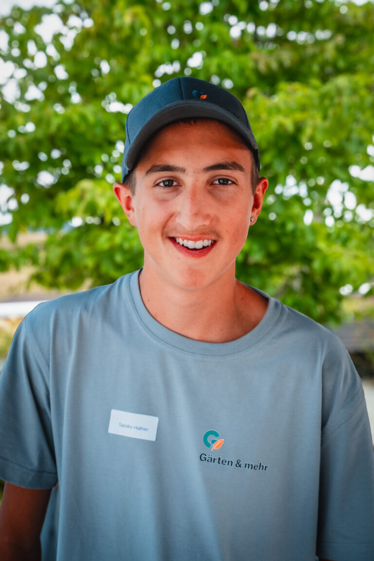 Portrait Sandro Hafner vom Gärten und mehr Team