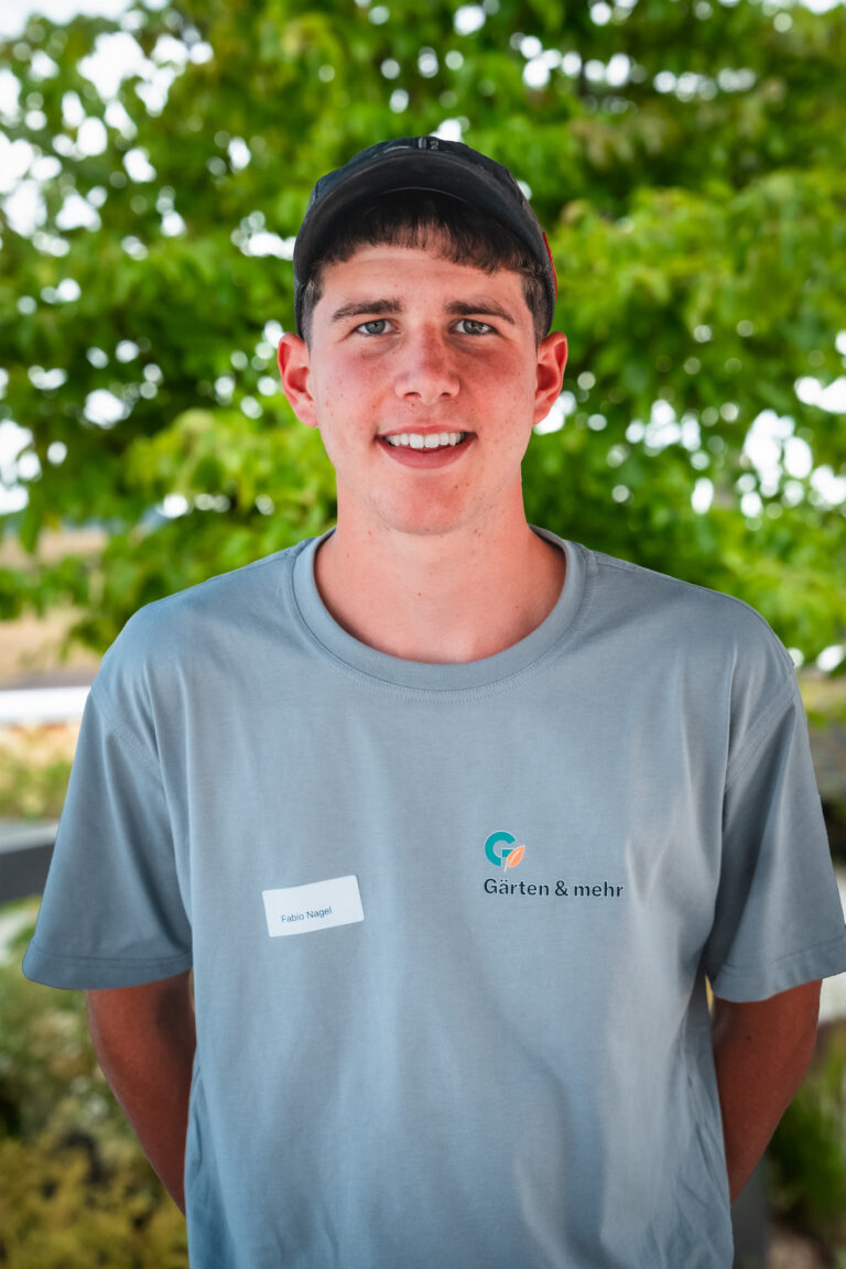 Portrait Fabio Nagel vom Gärten und mehr Team